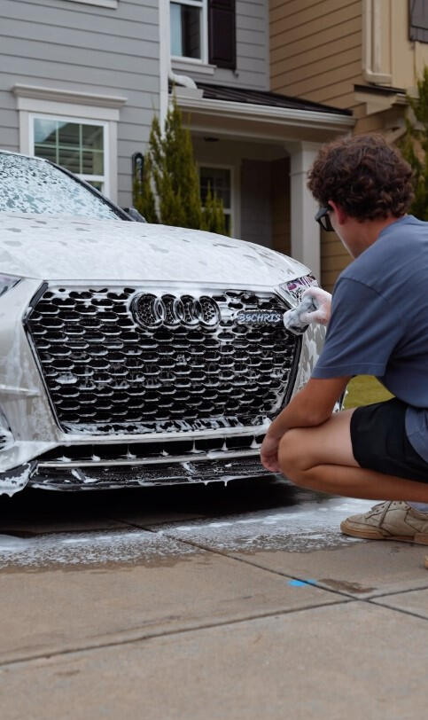 Closeup on Audi s4 Detail